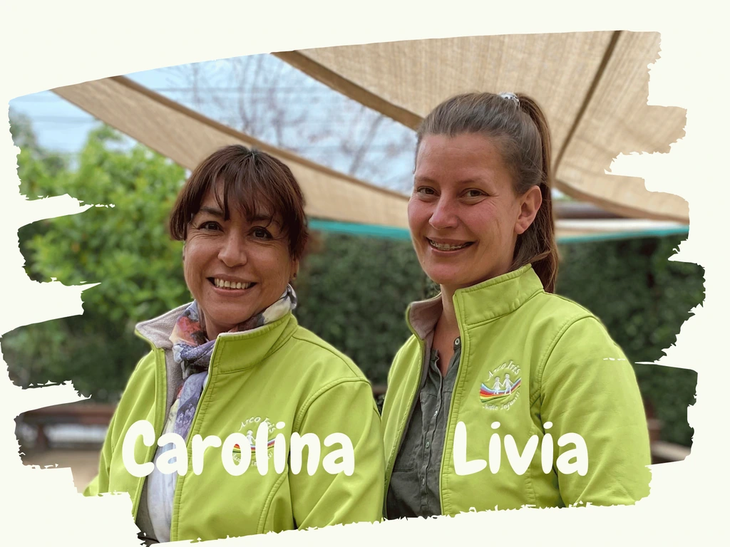Carolina y Livia, directoras del Jardín Infantil Arco Iris en Concón