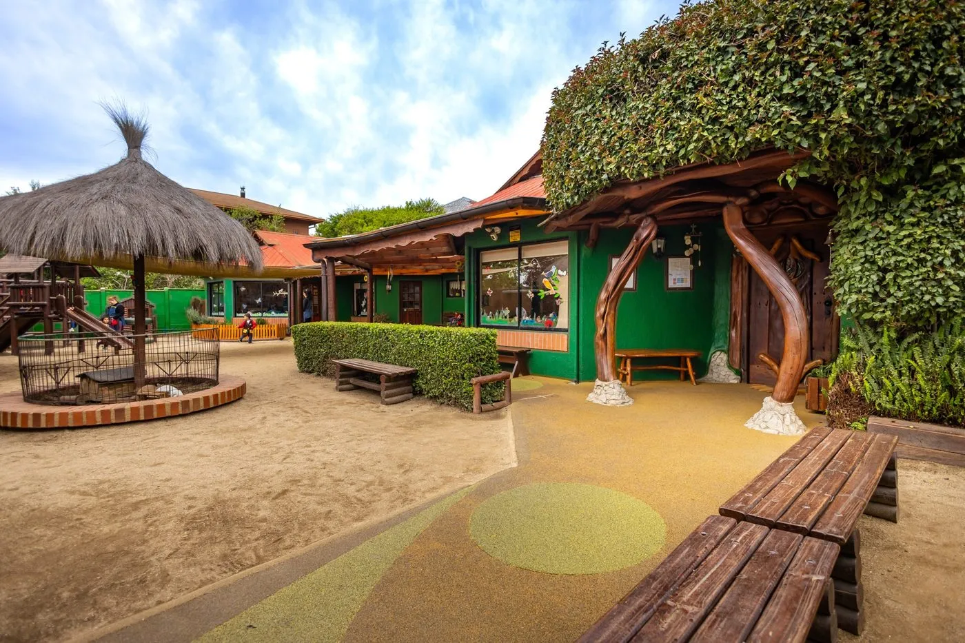 Patio de juegos del Jardín Infantil Arco Iris en Concón